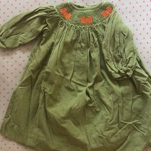 Corduroy Pumpkin Dress 12M